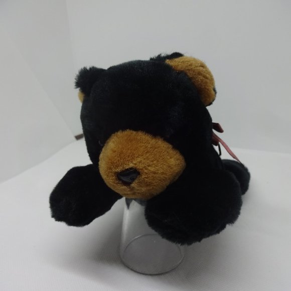 The Barrington Collection Bean Bag "STUFFED BLACK BEAR" 8 inches (EUC) - Picture 1 of 5